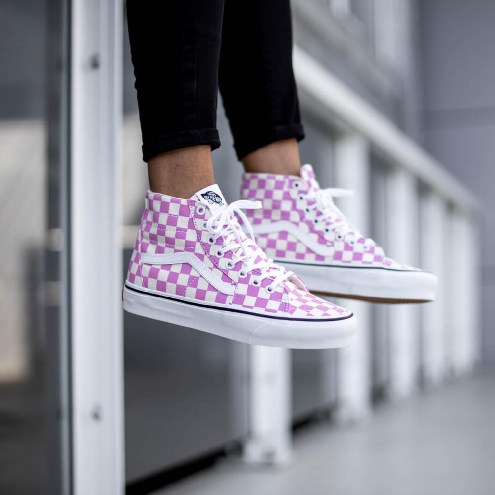 *NWB* VANS SK8-HI TAPERED CHECKBOARD